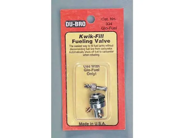 Dubro Kwik-Fill Fueling Valve Glow 1
