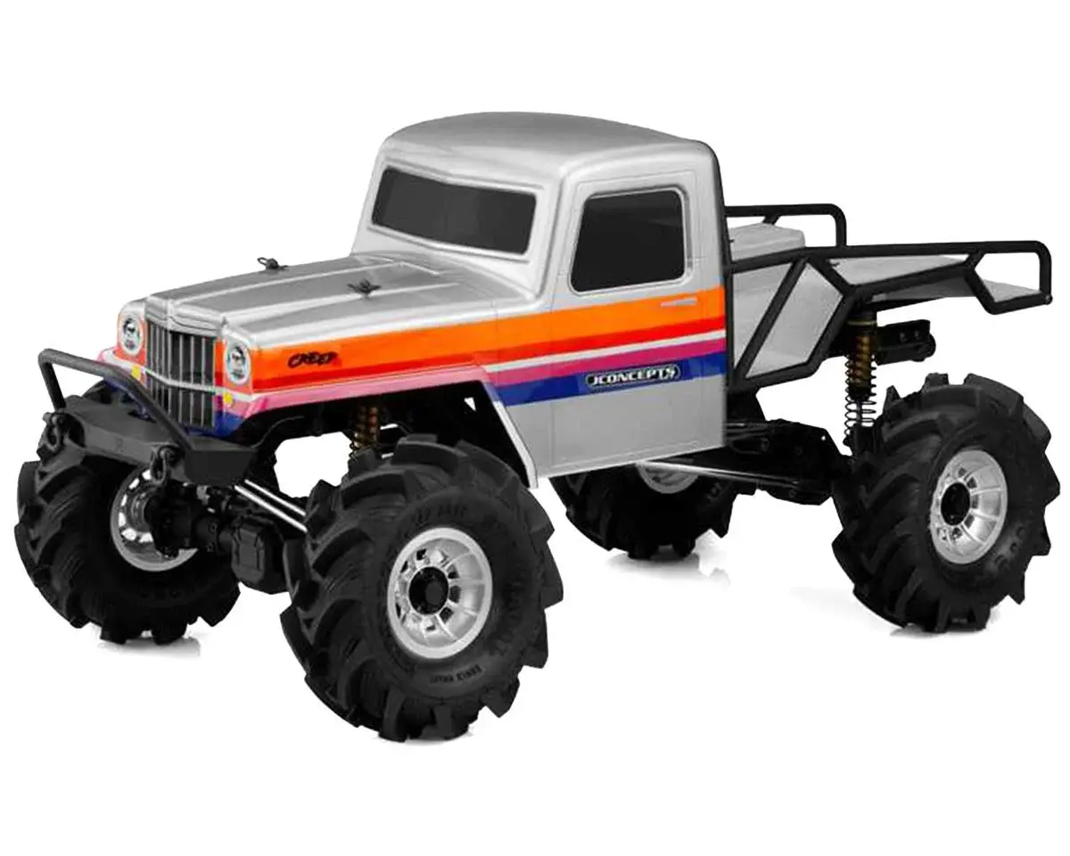 Jconcepts Creeper Rock Crawler Body (12.3") (Cab Only) (Clear) 1