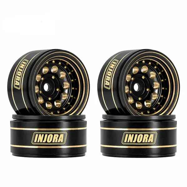 Injora 1.0" 39G/Pcs Brass -2.65Mm Offset Wheels For Micro Crawlers 1