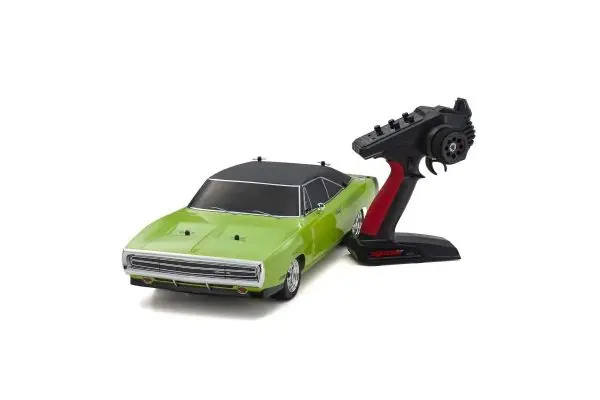 Kyosho 1:10 Scale Radio Controlled Electric Powered 4Wd Fazer Mk2 Fz02l Series Readyset 1970 Dodge Charger Sublime Green 1