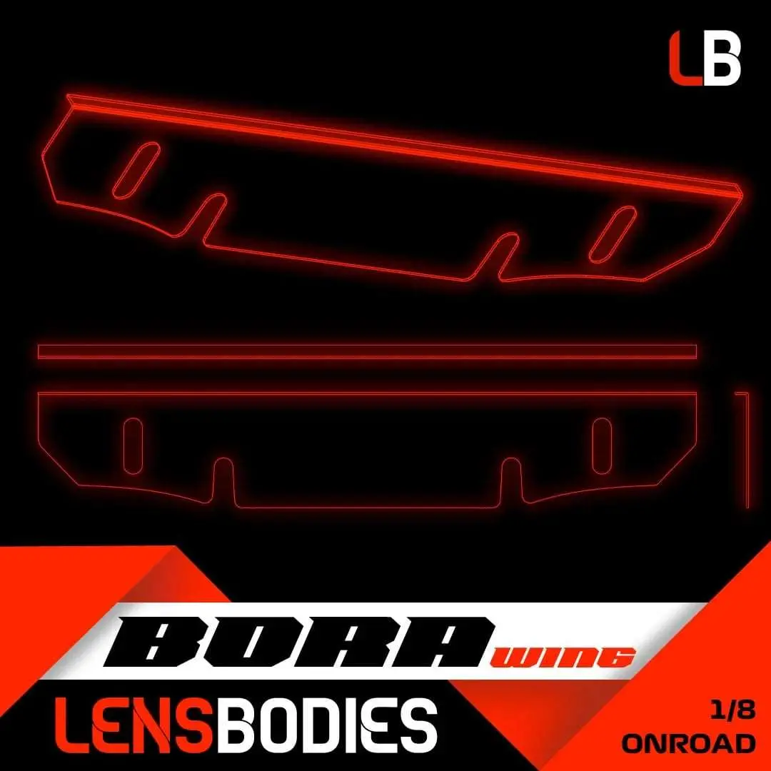 Lens Bodies 1/8 On-Road Standard Weight Wing 1