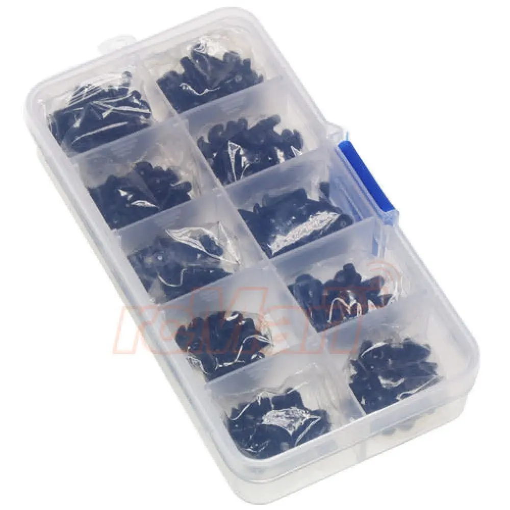 Yeah Racing 10.9 Grade Carbon Steel Screw Assorted Set (300Pcs) With Free Mini Box 2