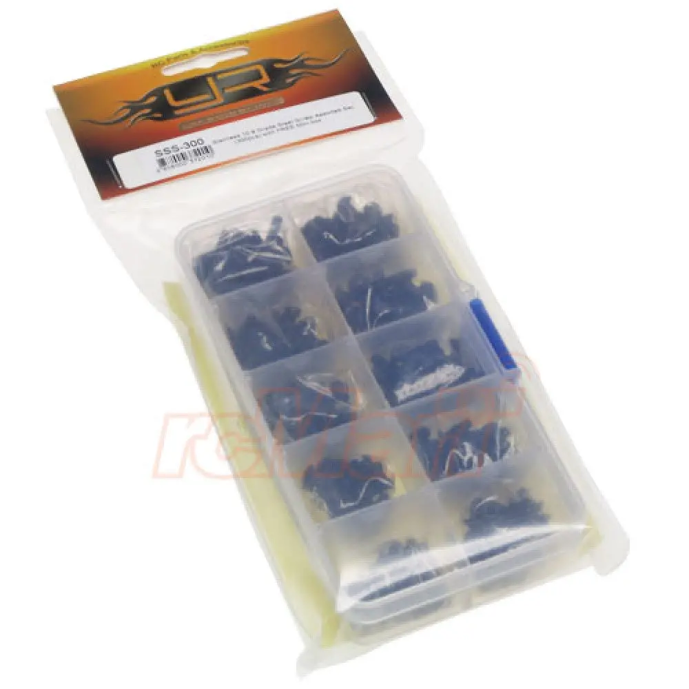 Yeah Racing 10.9 Grade Carbon Steel Screw Assorted Set (300Pcs) With Free Mini Box 1
