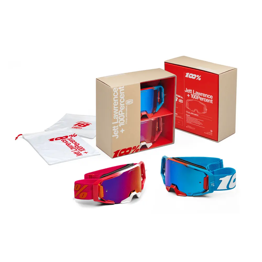 100% - 50063-00001 - Jett Lawrence - Limited Edition - Armatic Goggle Pack - 2 Goggles 1