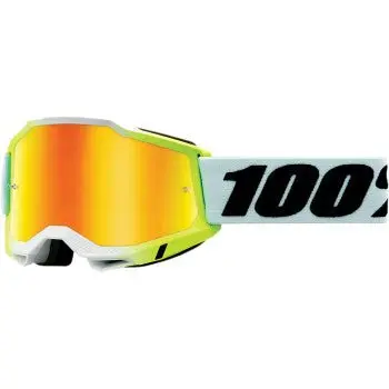 100% Accuri 2 Adult Goggles 50014-00015 - Dunder - Mirror Yellow Lens 1