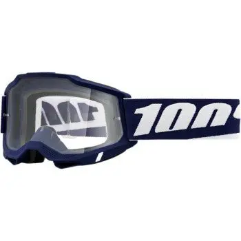 100% Accuri 2 Adult Goggles - Mifflin - Clear Lens | Elite Protection & Performance For Motocross Racing & Mtb 1