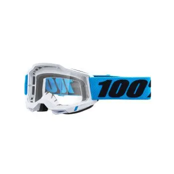 100% Accuri 2 Adult Goggles - Novel - Clear Lens | Elite Protection & Performance For Motocross Racing & Mtb 1