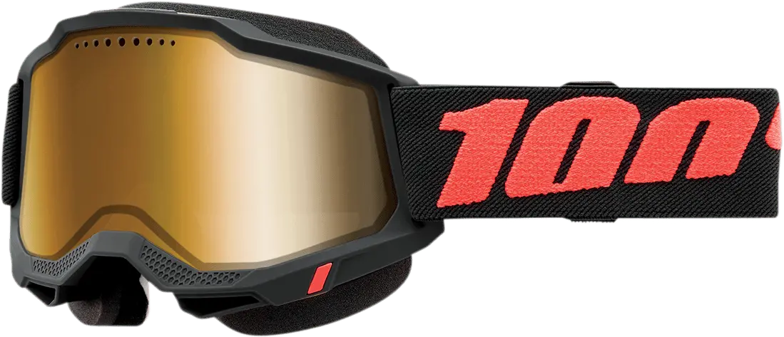 100% Accuri 2 Goggles - Borego - Yellow - Part Number 50022-00006 1