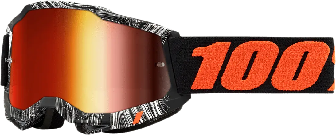 100% Accuri 2 Goggles - Geospace - Red Mirror - Part Number 50014-00008 1