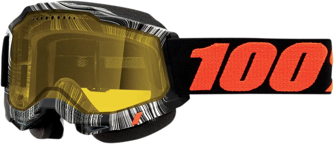 100% Accuri 2 Goggles - Geospace - Yellow - Part 50021-00007 1