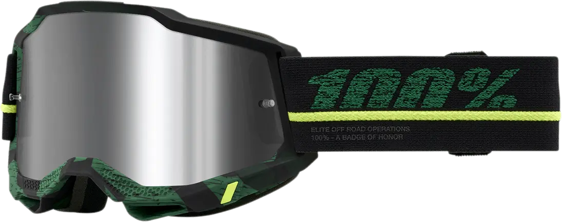 100% Accuri 2 Goggles - Overlord - Silver 50014-00011 1
