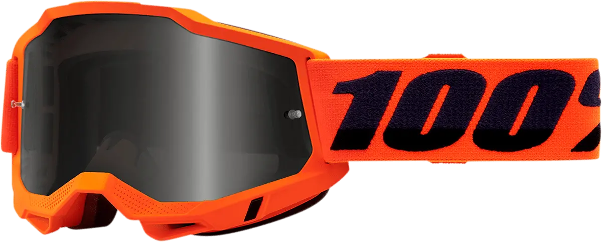 100% Accuri 2 Sand Goggles - Neon Orange - Smoke 50020-00004 1