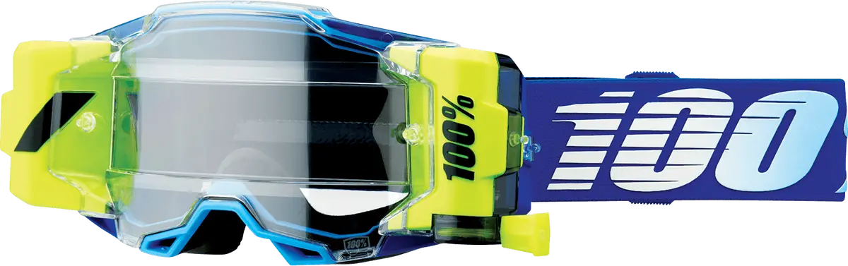 100% Armega Forecast Goggles - Royal - Clear 50006-00003 1