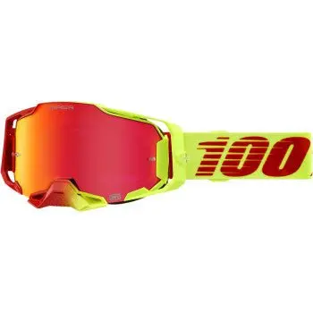 100% Armega Goggles - 50003-00003 - Solaris - Hiper Red Mirror Lens 1
