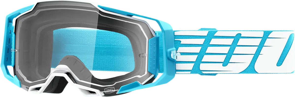 100% Armega Goggles - Oversized Sky - Clear 50004-00010 1