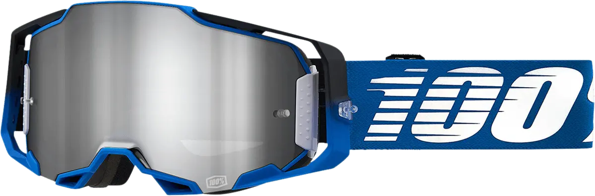 100% Armega Goggles - Rockchuck - Flash Silver 50005-00011 1
