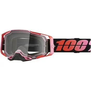 100% Armega Motocross Goggles - 50004-00022 - Guerlin - Clear 1
