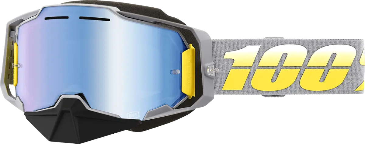 100% Armega Snow Goggles - Complex - Blue Mirror 50008-00005 1