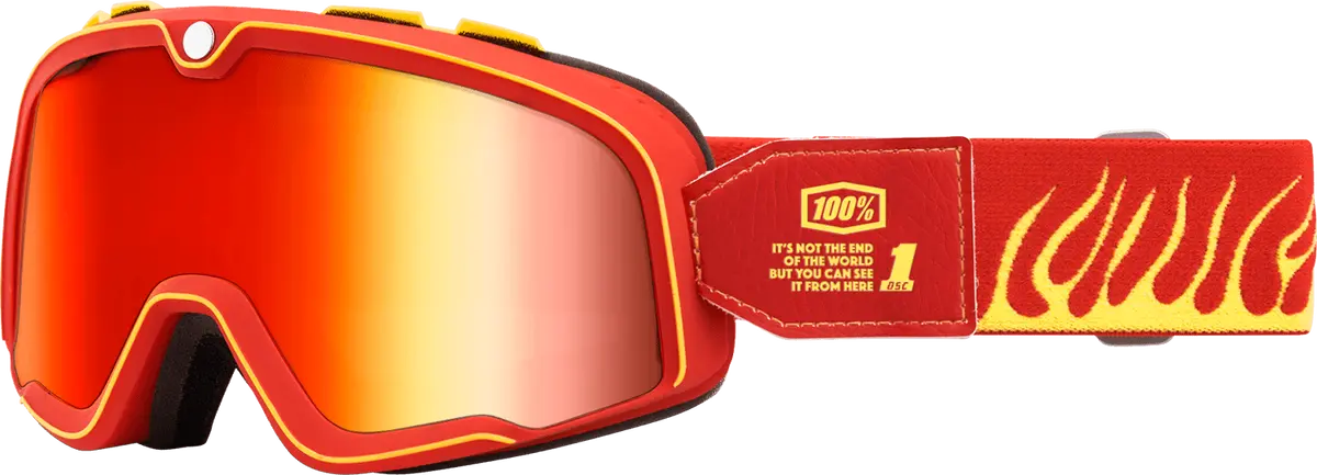 100% Barstow Goggles - Death Spray - Red Mirror - Part 50000-00011 1