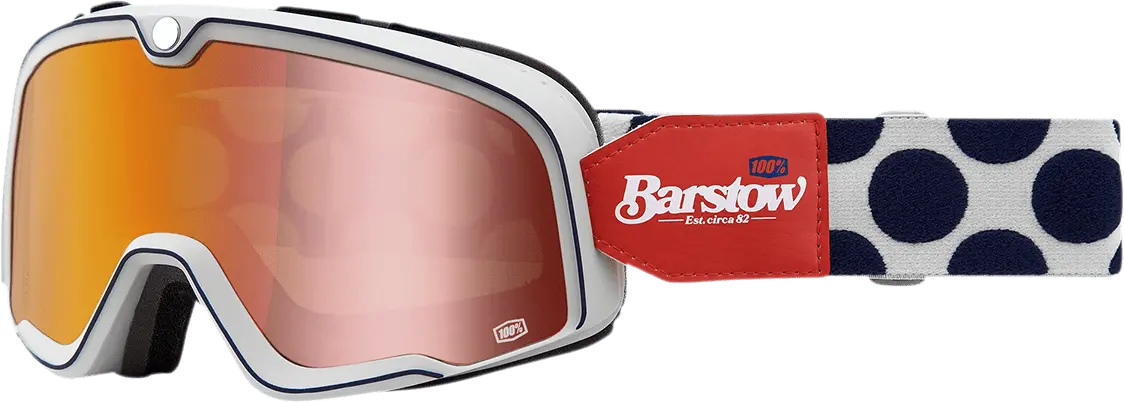 100% Barstow Goggles - Hayworth - Flash Red (Part 50000-00004) 1
