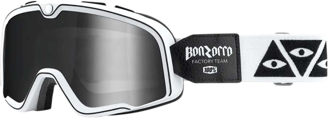 100% Barstow Goggles - Race Service - Silver Mirror 50002-252-01 1