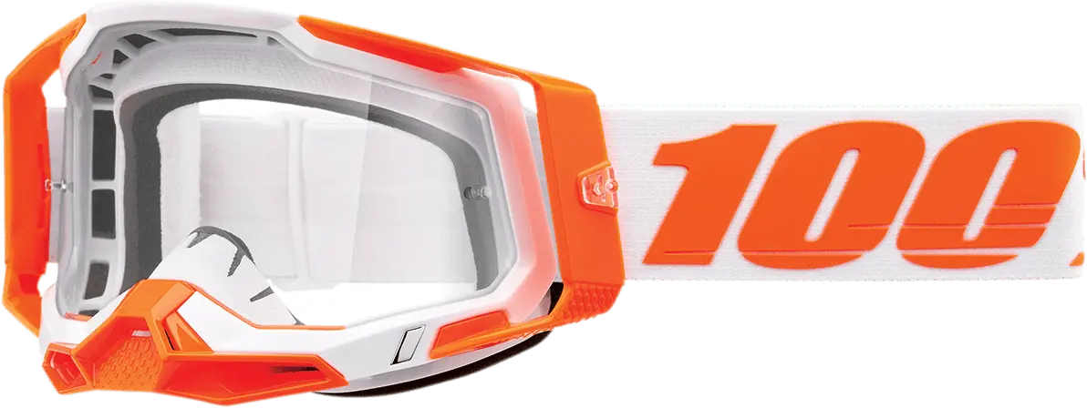100% Racecraft 2 Goggles - Clear Lens - Part Number 50009-00013 1