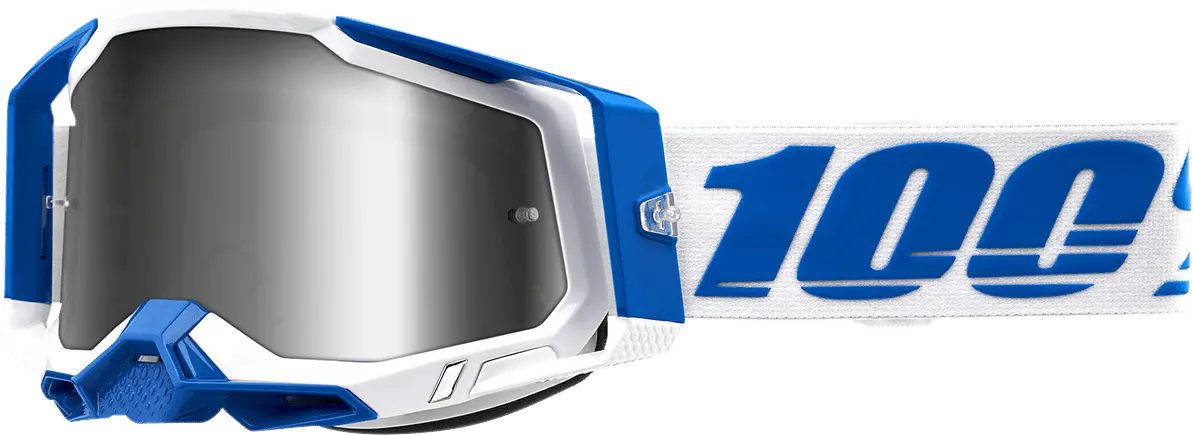 100% Racecraft 2 Goggles - Isola - Flash Silver 50010-00005 1