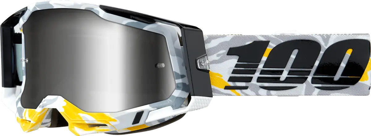 100% Racecraft 2 Goggles - Korb - Silver Mirror 50010-00019 1