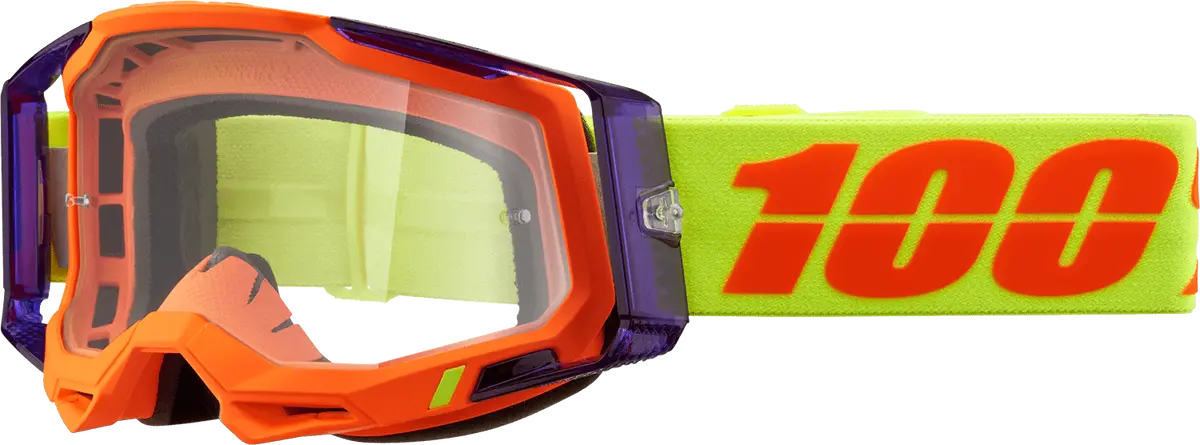 100% Racecraft 2 Goggles - Panam - Clear 50009-00021 1
