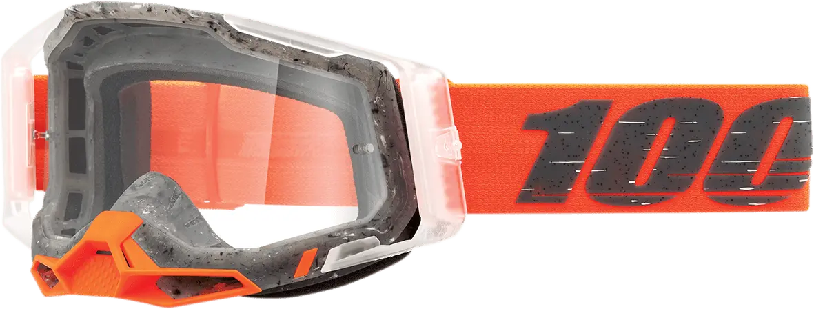 100% Racecraft 2 Goggles - Schrute - Clear 50009-00014 1