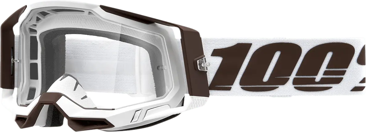 100% Racecraft 2 Goggles - Snowbird - Clear - Part Number 50009-00007 2