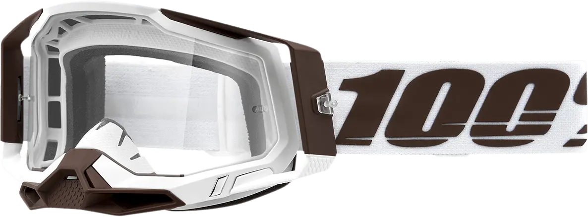 100% Racecraft 2 Goggles - Snowbird - Clear - Part Number 50009-00007 1