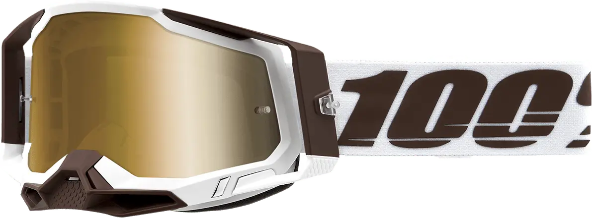 100% Racecraft 2 Goggles - Snowbird - True Gold 50010-00007 1