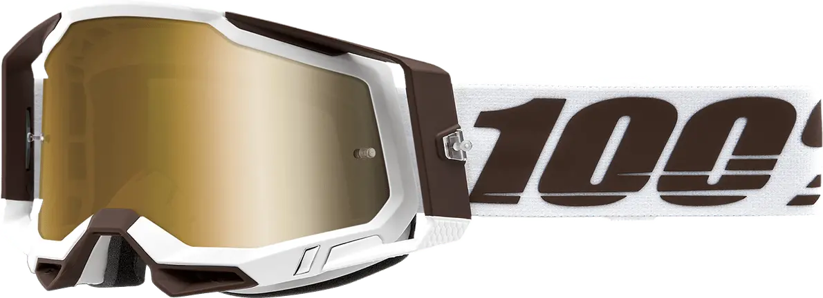 100% Racecraft 2 Goggles - Snowbird - True Gold 50010-00007 2