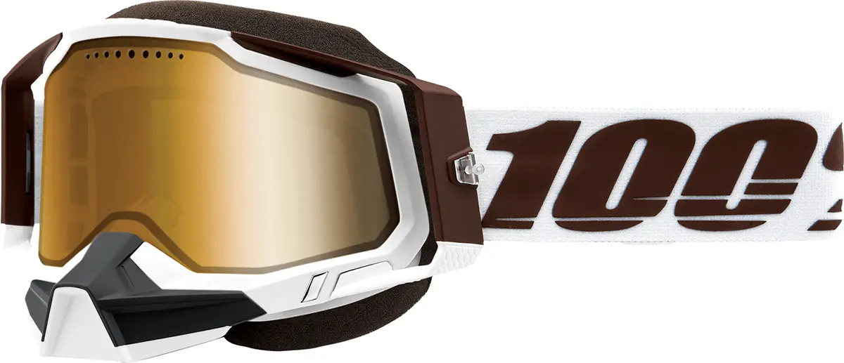 100% Racecraft 2 Snow Goggles - Snowbird - Flash Silver 50012-00005 1