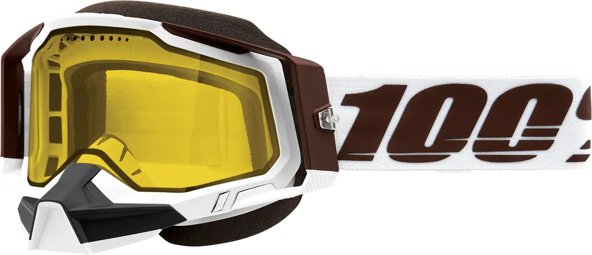 100% Racecraft 2 Snow Goggles - Snowbird - Yellow - Part Number 50011-00005 1