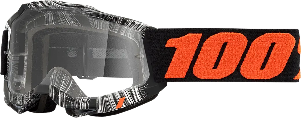 100% Youth Accuri 2 Goggles - Geospace - Clear - Part Number 50024-00004 1