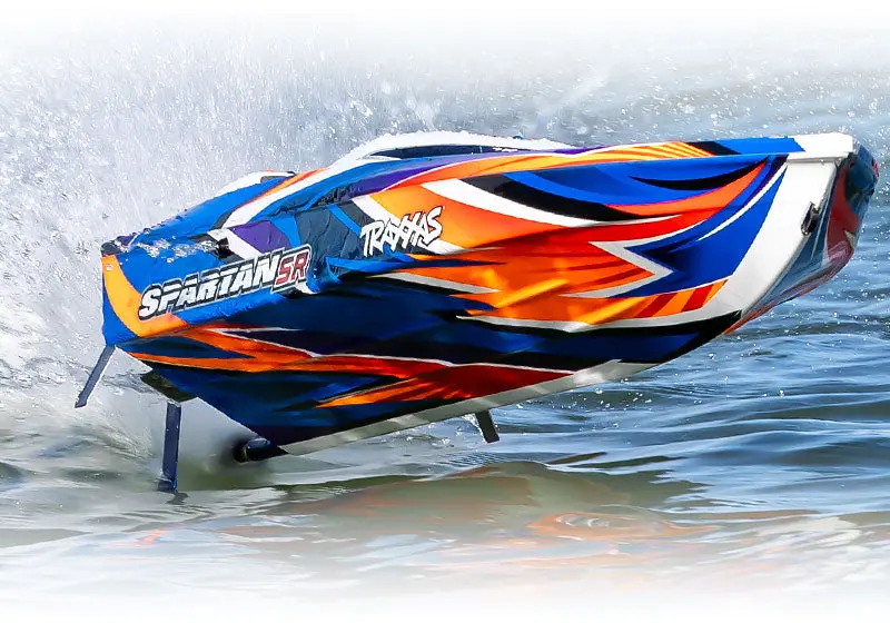 Spartan® Sr: Brushless 36" Race Boat With Tqi™™ Traxxas Link™ Enabled 2.4Ghz Radio System & Traxxas Stability Management (Tsm)® 1