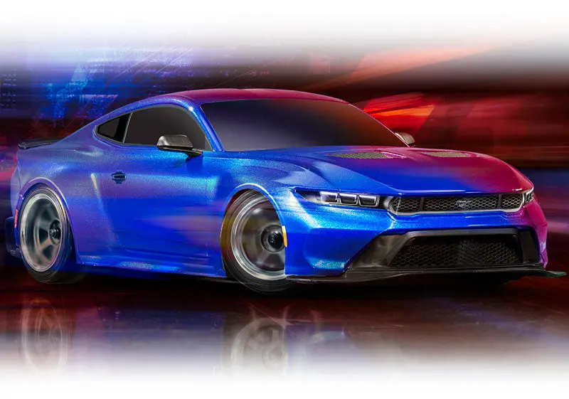 4-Tec® Drift Ford® Mustang®: 1/10 Scale Rwd Drift Car With Tqi™™ Radio System, Traxcas Link™ Wireless Module, & Traxxas Stability Management (Tsm)® 1