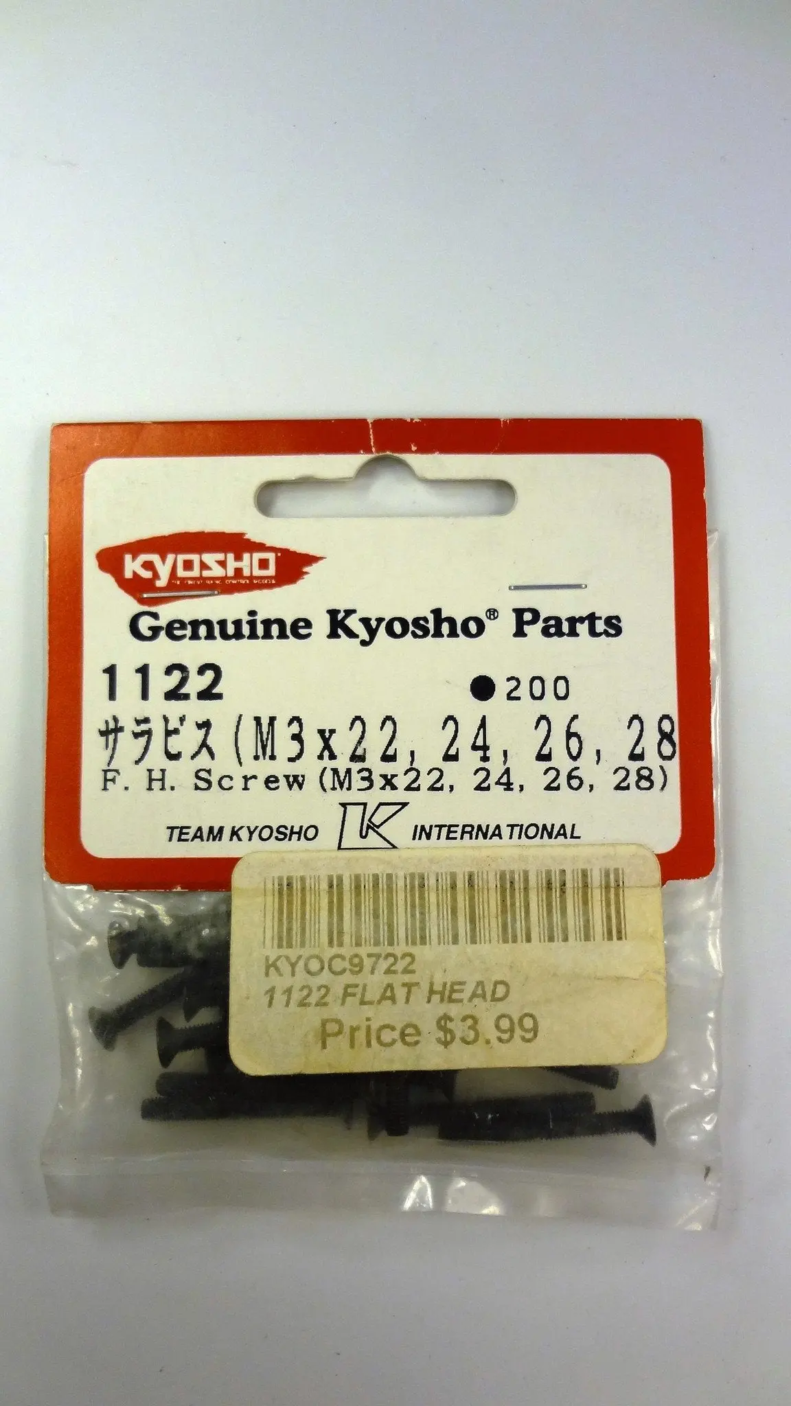 F.H. Screw (M3x22, 24, 26, 28) 1