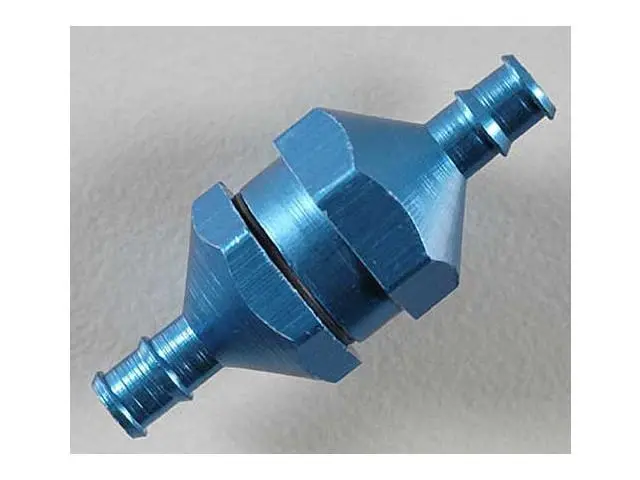 Dubro Standard In-Line Fuel Filter Blue 1