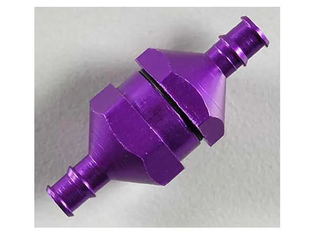 Dubro Standard In-Line Fuel Filter Purple 1