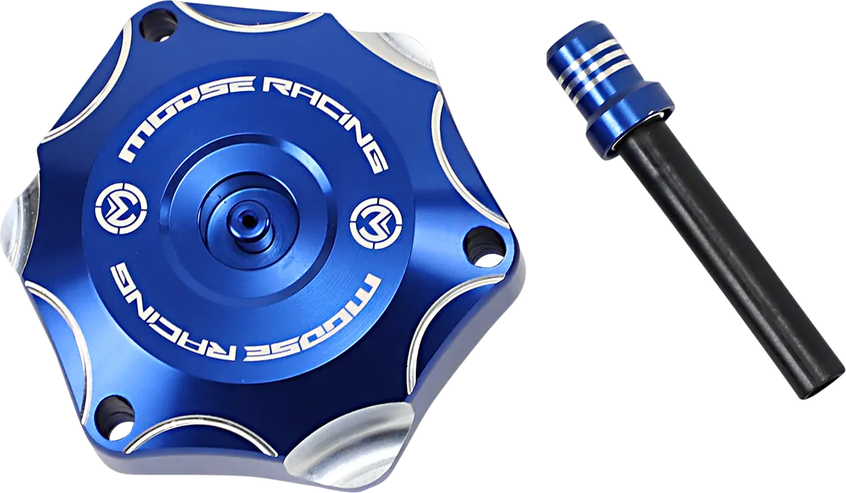 Moose Offroad T03-4132L Aluminum Gas Cap For Yamaha - Durable Billet Aluminum Fitment 1
