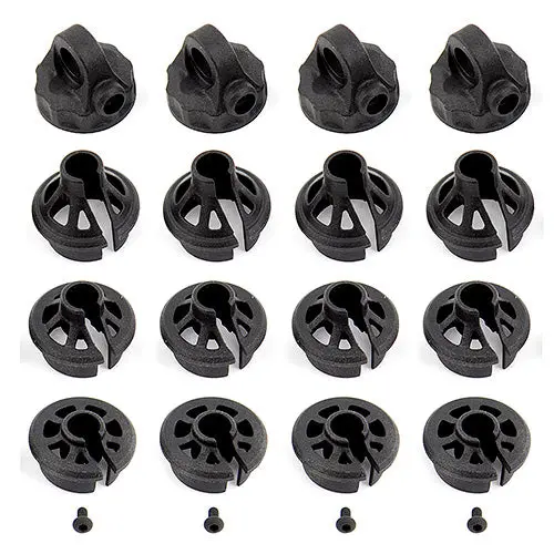 Associated 12Mm Shock Caps And Spring Cups 1