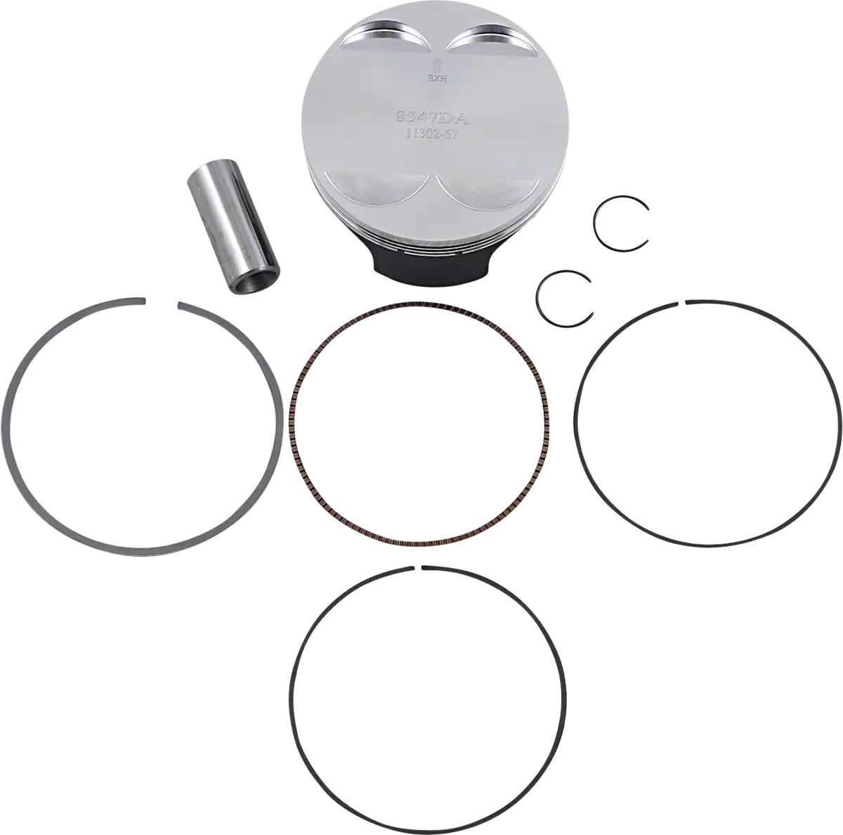Wossner 8547Da Piston Kit - 94.95 Mm For Beta & Ktm Motorcycles 2000-2023 1
