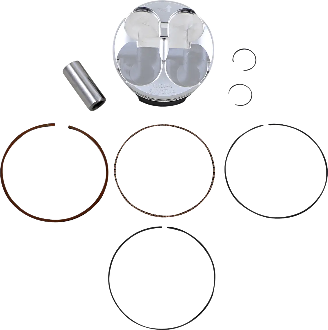 Wossner 8775Da Piston Kit - 76.76 Mm For Honda Motorcycles 2000-2023 1