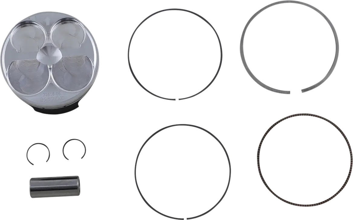 Wossner 8957Db 76.97Mm Piston Kit 14.0:1 2019-2025 Yamaha Yz250f/Fx Wr250f 1