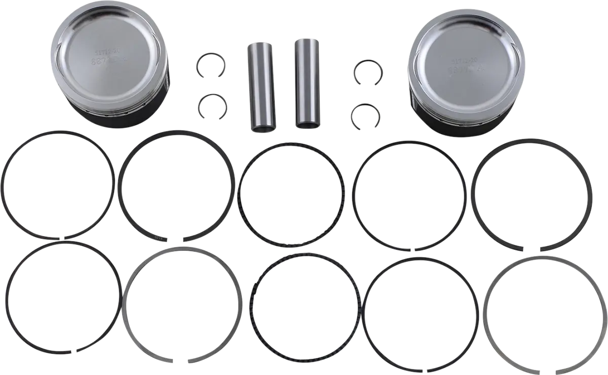 Wossner K8877da-2 Piston Kit - 79.93 Mm For Polaris Atv/Utv 2020-2024 1