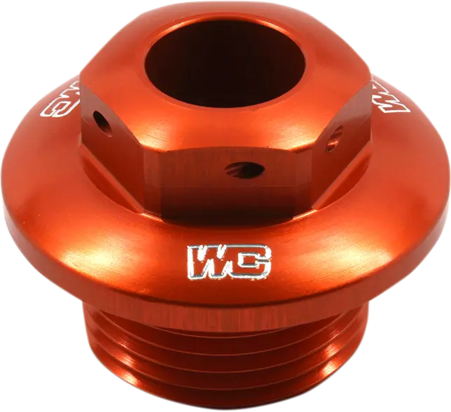 Works Connection Ktm 24-380 Steering Stem Nut - Orange For Off-Road & Motocross 1