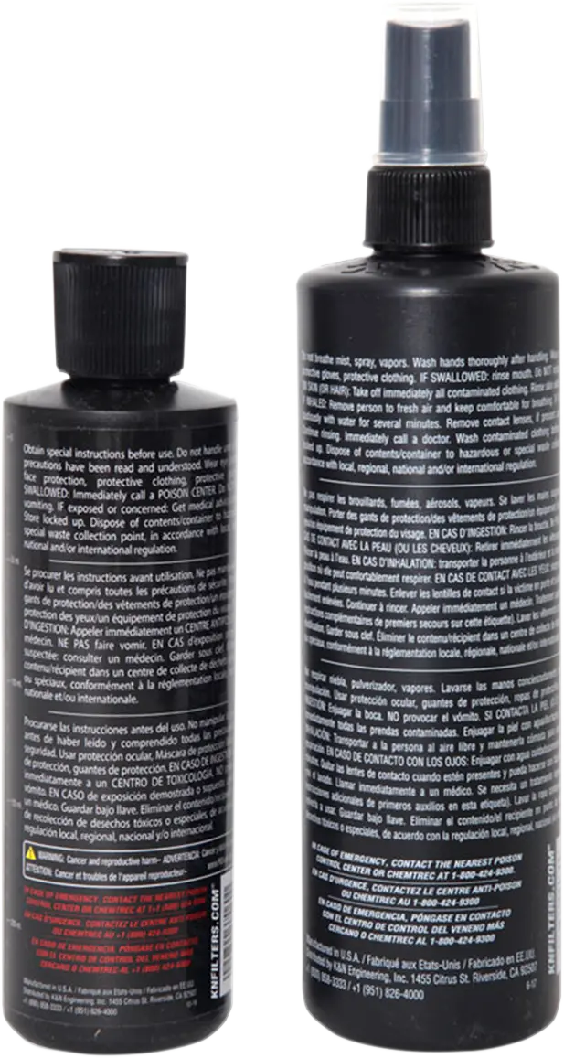 K&N 99-5050Bk Air Filter Care Kit Universal Off-Road & Motocross 1